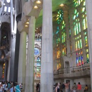 La Sagrada Familia, détail.